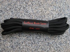 Schnürsenkel schwarz 250 cm lang bis 20 Loch Stiefel Ranger Boots Gothic Metal