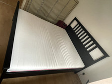 Bett 190 x 210 IKEA HEMNES mit Lattenrost (BMM Kaltschaummatratze Klassik 19)