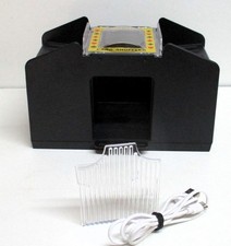 Kartenmischer Elektrisch für 4 Decks Poker Kartenmischmaschine Automatische NEU