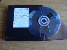 AGFA Tonbandspule 18 cm mit Agfa Langspielband PE35 hifi und AGFA Archivbox 44