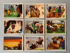 9 Sammelbilder Buffalo Bill „Bearbeitet von Arizona Jack“ OK Kaugummi (9)