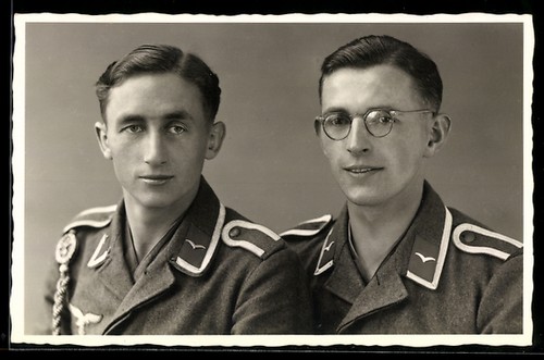 Foto zwei unteroffiziere - foto-ak,