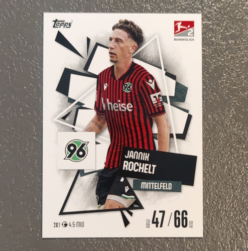 Topps match attax karte jannik - attax,
