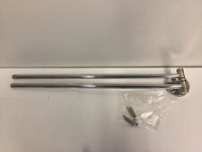 Handtuchhalter, Seifenspender, Bürstengarnitur, Chrom/Messing, Konvolut 4 Stück