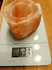 ROSENQUARZ  Rohsteine Heilstein Edelstein Teelicht Halter massiv 631 gr.