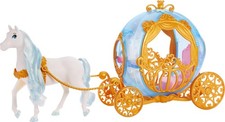Disney Prinzessin Cinderella’S Rollen Kutsche mit Gold Details & Weiß Pferd