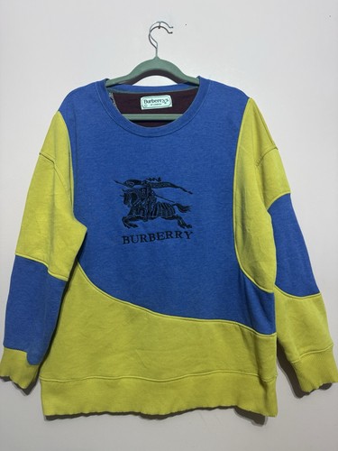 Burberry pullover blau - pullover, blau-gelb