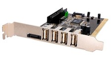 BIGtec Combo PCI Controller 4 x USB 2.0 / 2 x SATA / 1 x IDE Port Erweiterung PC