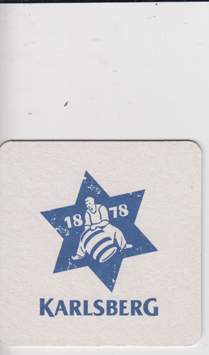 Bierdeckel karlsberg 1878 - bierdeckel,