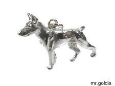 Dobermann Anhänger 'Hund Silber 925 Hunderassen Hund Silberanhänger