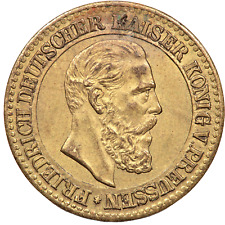 FRIEDRICH DEUTSCHER KAISER KÖNIG V PREUSSEN - MESSING GEGENMARKE (#4159)