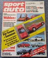 Sport Auto 6/1984 50 Jahre