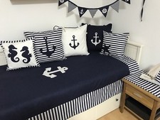 Patchwork Decke,Maritime
