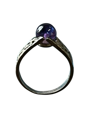 Ring 835 silber runder stein - 835,