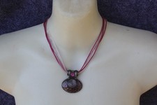 HALSKETTE  STOFF BÄNDCHEN  32