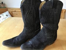 Cowboystiefel Schwarz Echt