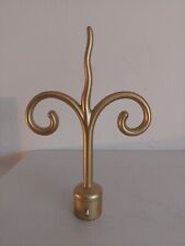 Gardinenstange Stilgarnitur  Endstück geschwungen gold Landhaus matt 20 Ø Diana