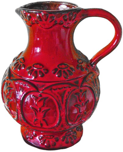 Blut rote vintage - lava, vase