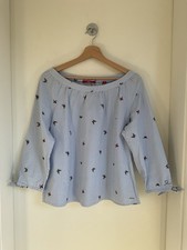 S.OLIVER Damen Bluse 40 Blau