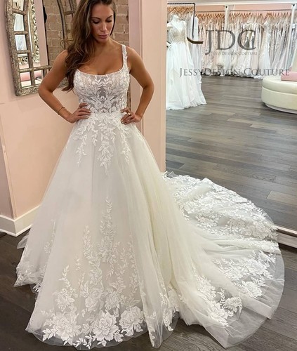 Traumhaftes floral brautkleid - floral,