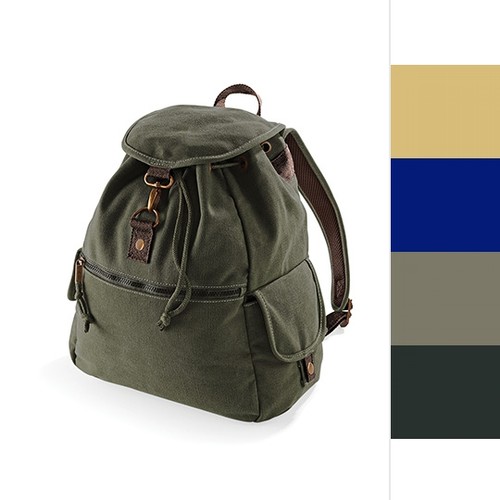 Quadra vintage canvas backpack - quadra,