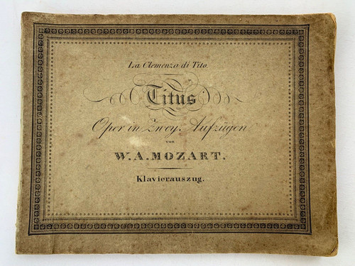 Noten mozart titus - mozart.,