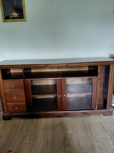 Schrank phonoschrank holz - tv-schrank,