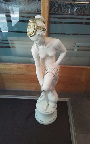 Skulptur aphrodite weiße gips - skulptur,