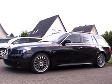 Felgen für BMW E 60/61, 19 Zoll, Alu/Chrom Kompletträder. Reifen müssen erneuert