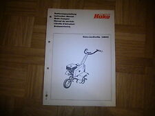 Orig. Bedienungsanleitung Hako Jardinette (3605) Motorhacke 