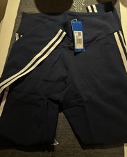 Adidas Damen Leggings, Blau