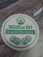 Alter Bierdeckel,Brauerei Pinkus Müller