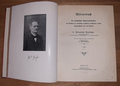 Papyrologie wörterbuch der - papyrologie,