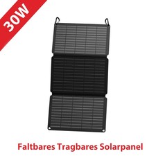 Tragbares Solarpanel-Ladegerät 30W Faltbar für Telefon Outdoor Waterd Camping