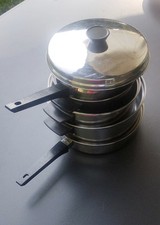 Camping Kochset aus Aluminium plus Geschirr