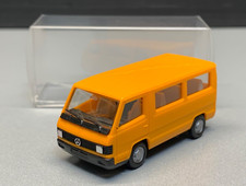 Mercedes MB 100 D Personen Fenster Bus 9-Sitzer kommunal orange H0 Herpa 1:87