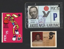 FIBA 1975 EUROBASKET Lot 2