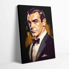 007 James Bond Sean Connery gestreckte Leinwand oder ungerahmtes Poster Kunst mehr Größen