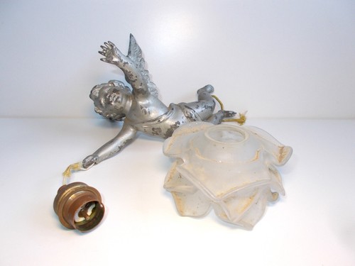 Engel putte alte wandlampe - ,