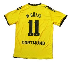 Kappa Mario Götze BVB Borussia Dortmund Trikot 2011/2012 UCL gelb Sz. S/M