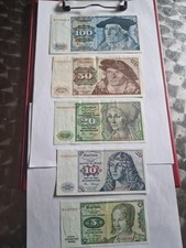 DM Satz Deutsche Mark Scheine