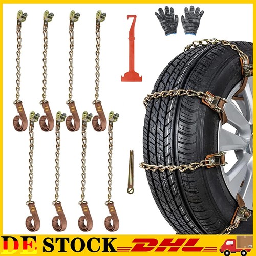 Auto 8pcs stabile schneeketten - 8pcs,