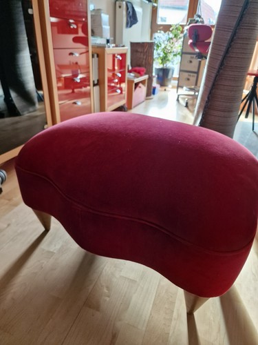 Bretz hocker mit rotem - mit,