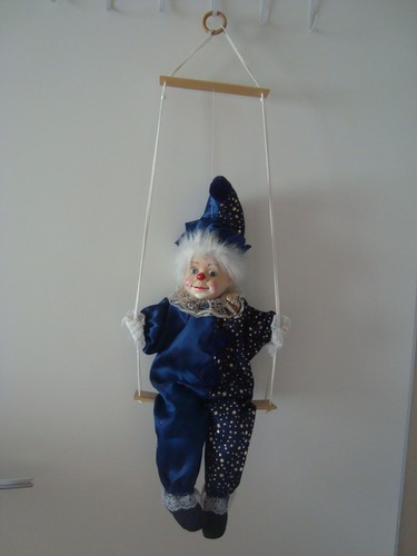 Große harlekinpuppe auf - harlekinpuppe,