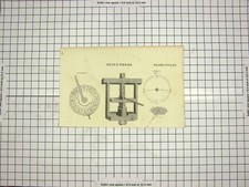 Alter antiker Druck um 1800 Encyclopaedia Britannica Olivenpresse Instrumente 19.