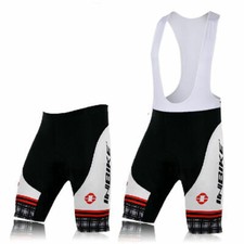 Herren Lycra Radlerhose Radshorts / Fahrrad Trägerhose Kurz Gepolsterte S-5XL