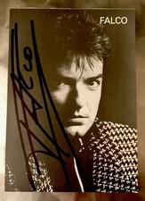 Falco Autogrammkarte mit