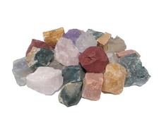 Edelstein-Set - 250 g Rohsteine bunte Mischung Zimmerbrunnen Edelsteinwasser