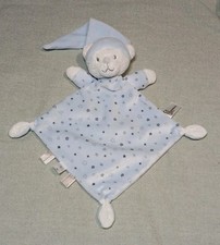 Schmusetuch Kuscheltuch Bär Nicotoy Zipfelmütze Schlafmütze blau C&A Schlafbär 