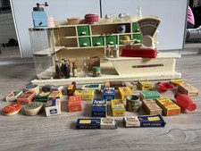 DDR Kaufmannsladen, Kaufladen Mini , 50er/60er mit Zubehör Rarität Vintage